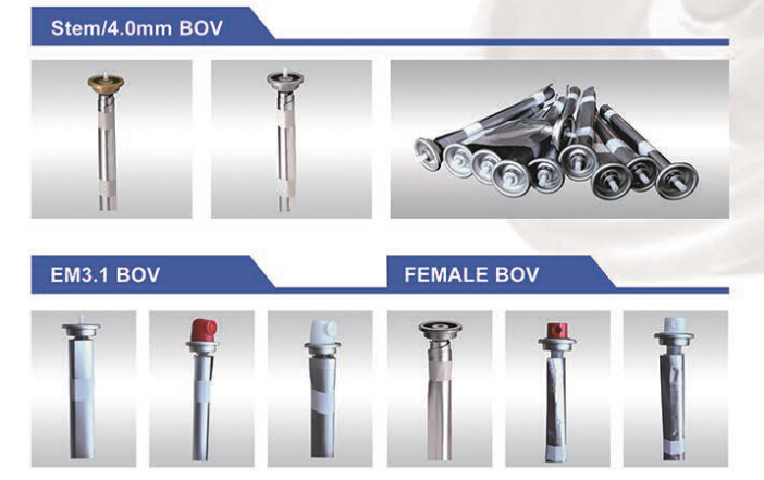 valf &uuml;zerinde aerosol torbası