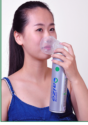 Taşınabilir Aerosol Oksijen Maskesi / Oksijen Aerosol Sprey Kapağı / Teneke kutular için oksijen aerosol valfi