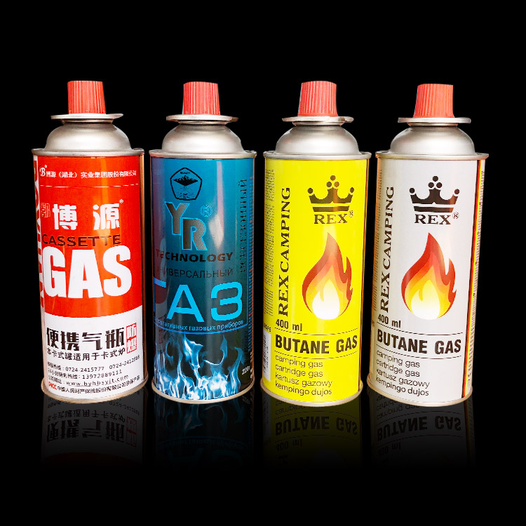 Dış mekan ızgarası için premium bütan gaz tenekesi - 400ml kapasite