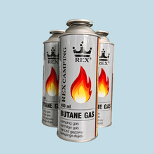 300ml 450g teneke kutu aerosol kutular barbekü boş bütan gaz kartuşu